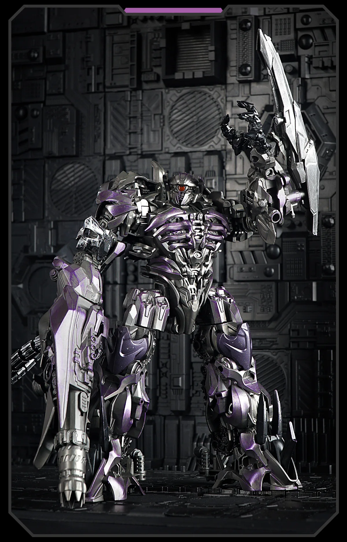 LED Transformation Shockwave Shockblast Cybertron Decepticons G1 Anime Film Modell Verformbare Action Figur Roboter Modus Spielzeug Geschenk – Detail 10