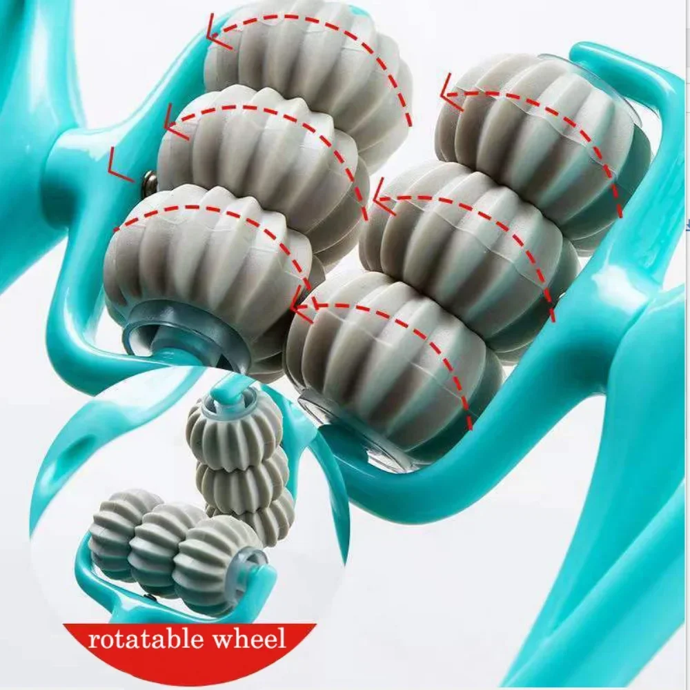Plastic Pressure Point Therapy Neck Massager Massage Relief Hand Roller Neck Massager Neck Shoulder Trigger Point