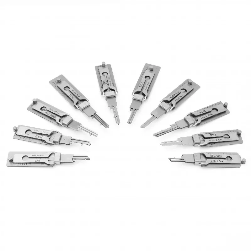 Pro Locksmith 2 in 1 Lock Pick Tools for Door Locks SS001 SS002 Pro SC1 SC4 AM5 R52 R52L KW1 KW5 Home Lock Repair Kit