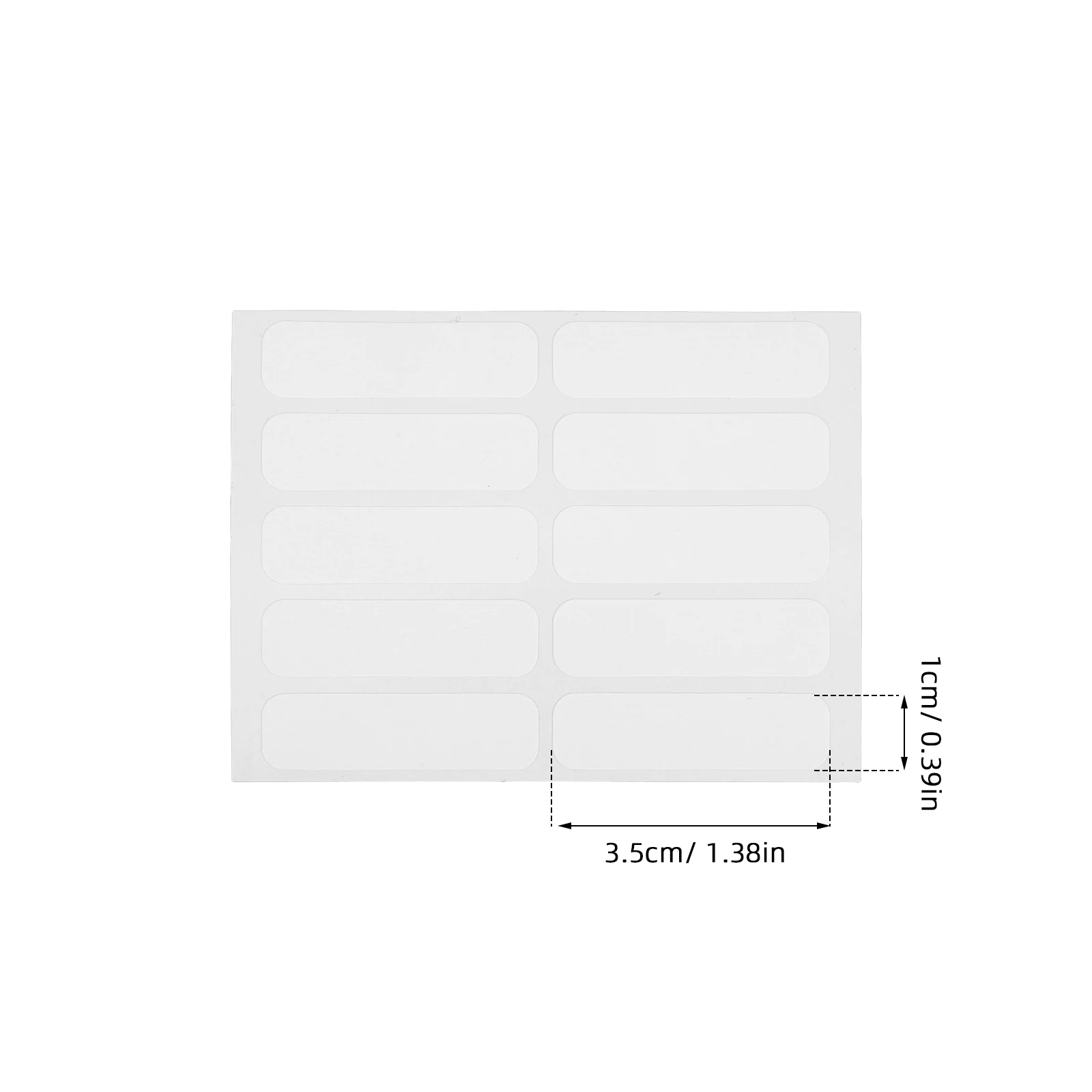 100Pcs 의류 태그에 대 한 흰색 색상 빈 헝겊 레이블 태그 수 제 스티커 레이블 바느질 공예 Diy 모자 핸드백 만들기