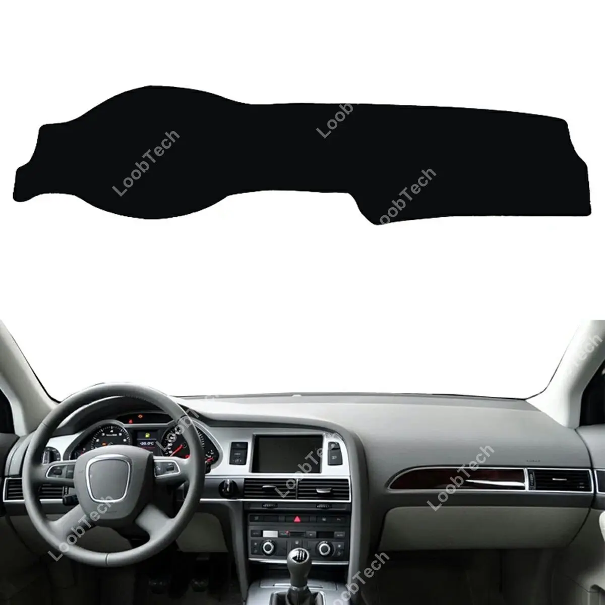 

Anti-UV Dash Mat Sunshade Carpet for Audi A6L 2005-2011 Non-Slip Dashboard Pad Cover Car Interior Protection