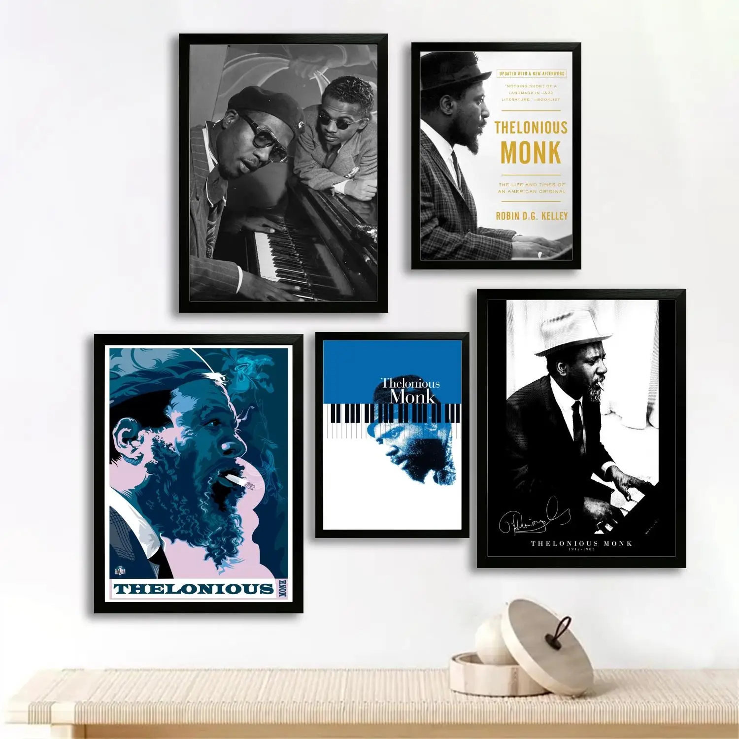 Thelonious Monk Jazz Singer Canvas Art Poster, Wall Art Picture Print, Modern Family Bedroom Decor Posters,Decorative painting