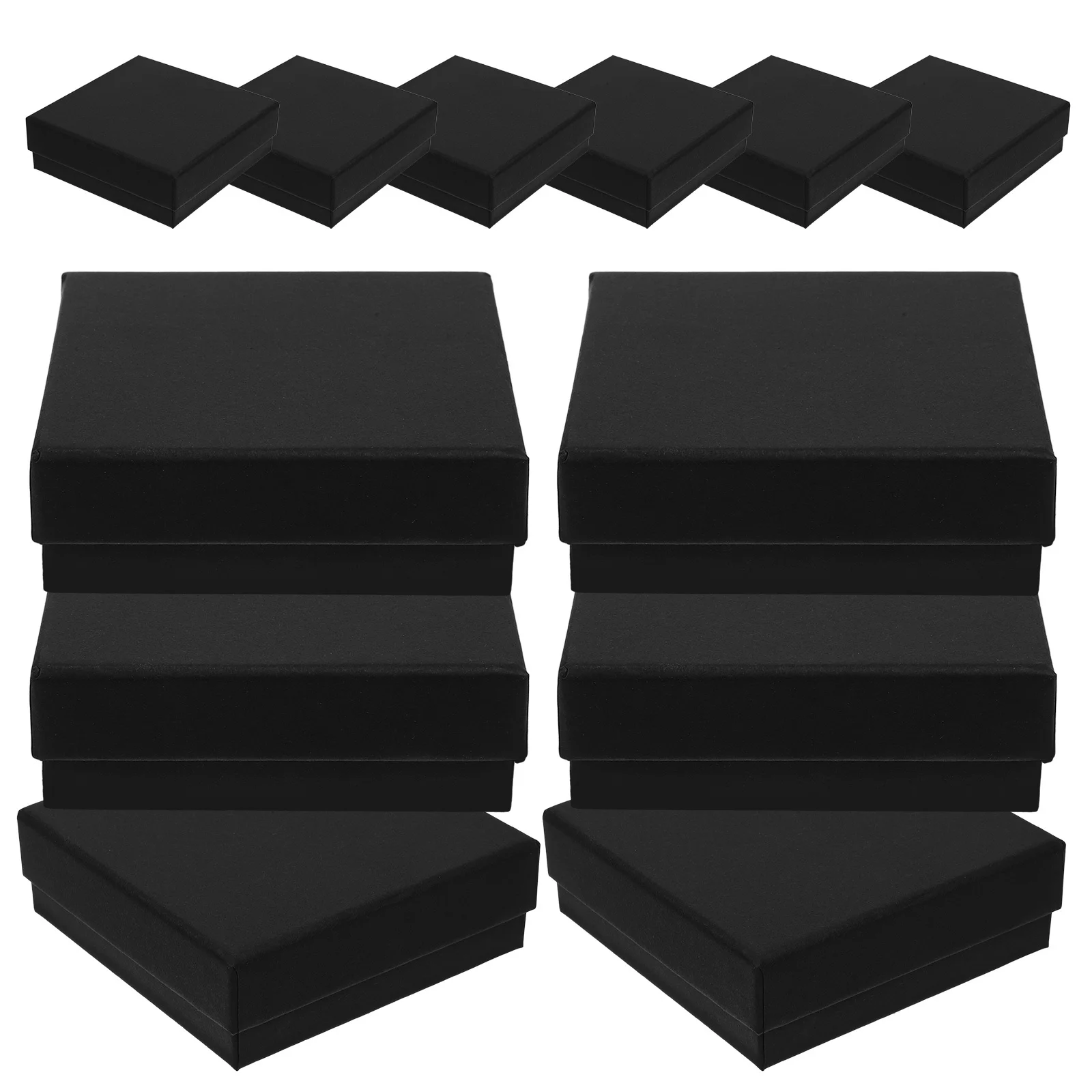 

12Pcs Jewelry Boxes Small Reusable Jewelry Gift Boxes Classic Necklace Earring Bracelet Display Cases Necklace Gift Box
