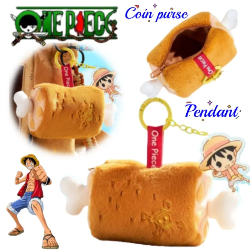 One Piece Monkey D. Luffy anime two-dimensional coin purse keychain high-look mini storage bag perfect birthday gift for friend