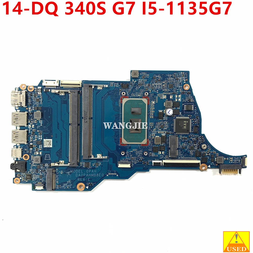 

Материнская плата для ноутбука HP OEM 14-DQ 340S G7 с процессором SRK05 I5-1135G 7 DA0PAHMB8E0 0PAH 100% протестирована ОК