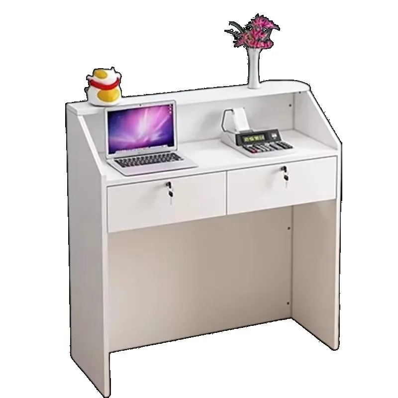 Simple Premium Reception Desks Nordic Display Counter Office Reception Desks Small Supermarket Mostrador Negocio Bar Furniture