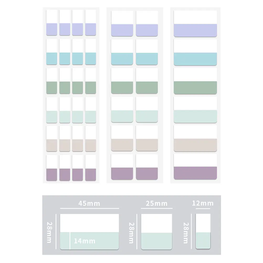 

1Set Page Tabs Plastic Sticky Memo Pad Marker Sticker Student Supplies Self Adhesive Quick Dry Page Marking Tool