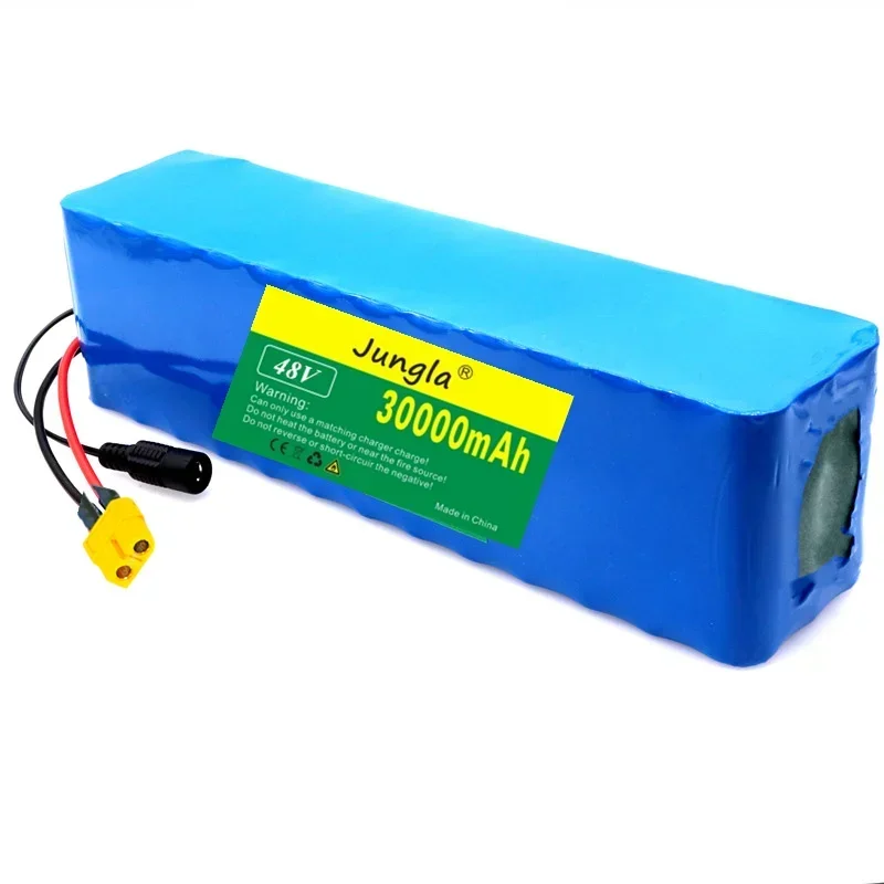 High capacity 48V 30Ah 1000watt 13S3P 18650 Battery Pack 54.6v E-bike Electric Bicycle Battery Scooter with 25A Discharge BMS