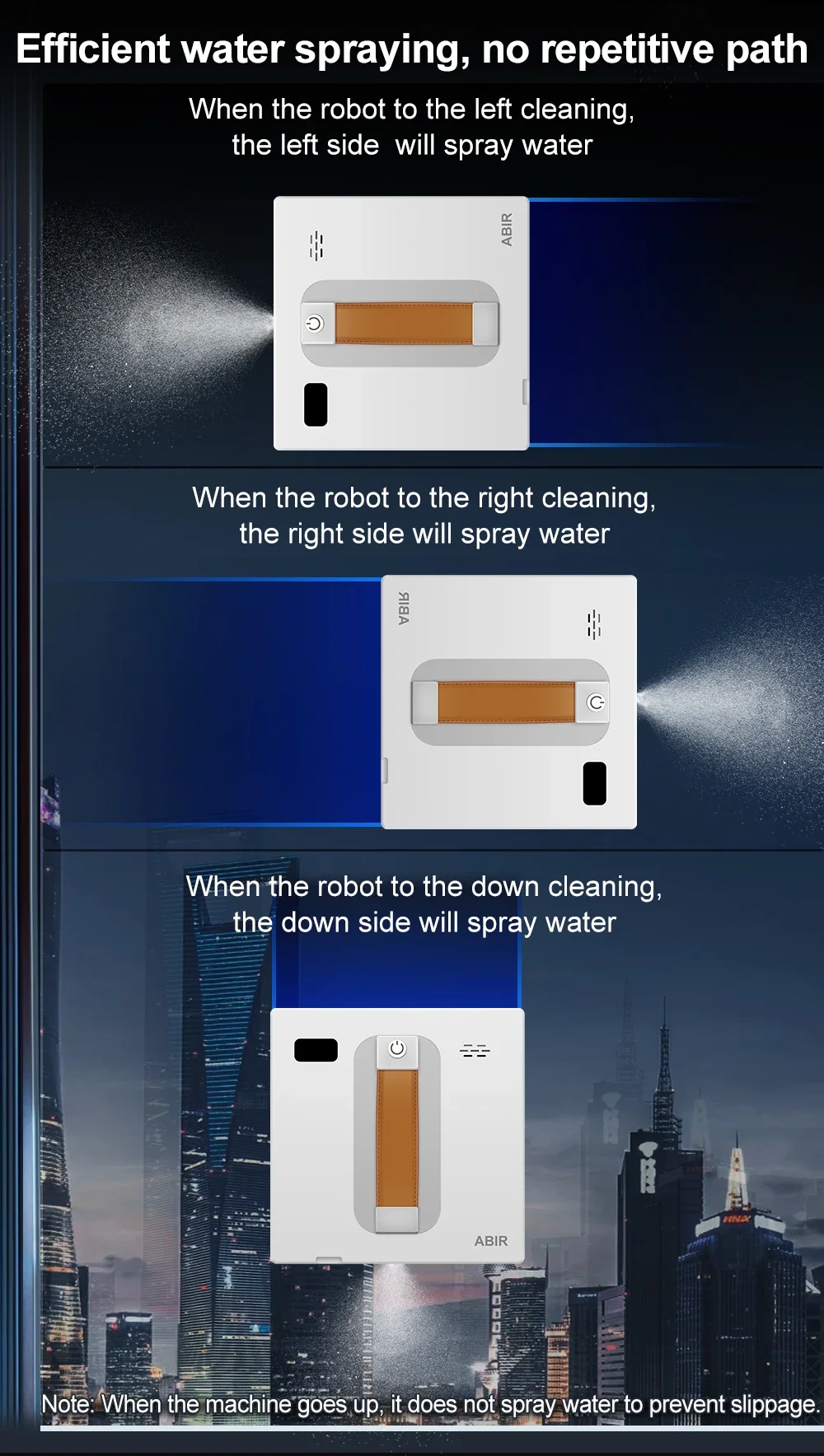 New New   ABIR WD8 Smart Window Robot Cleaner  with High Suction Antifalling Automatic Window Cleaning Robot Glass Washe view 4