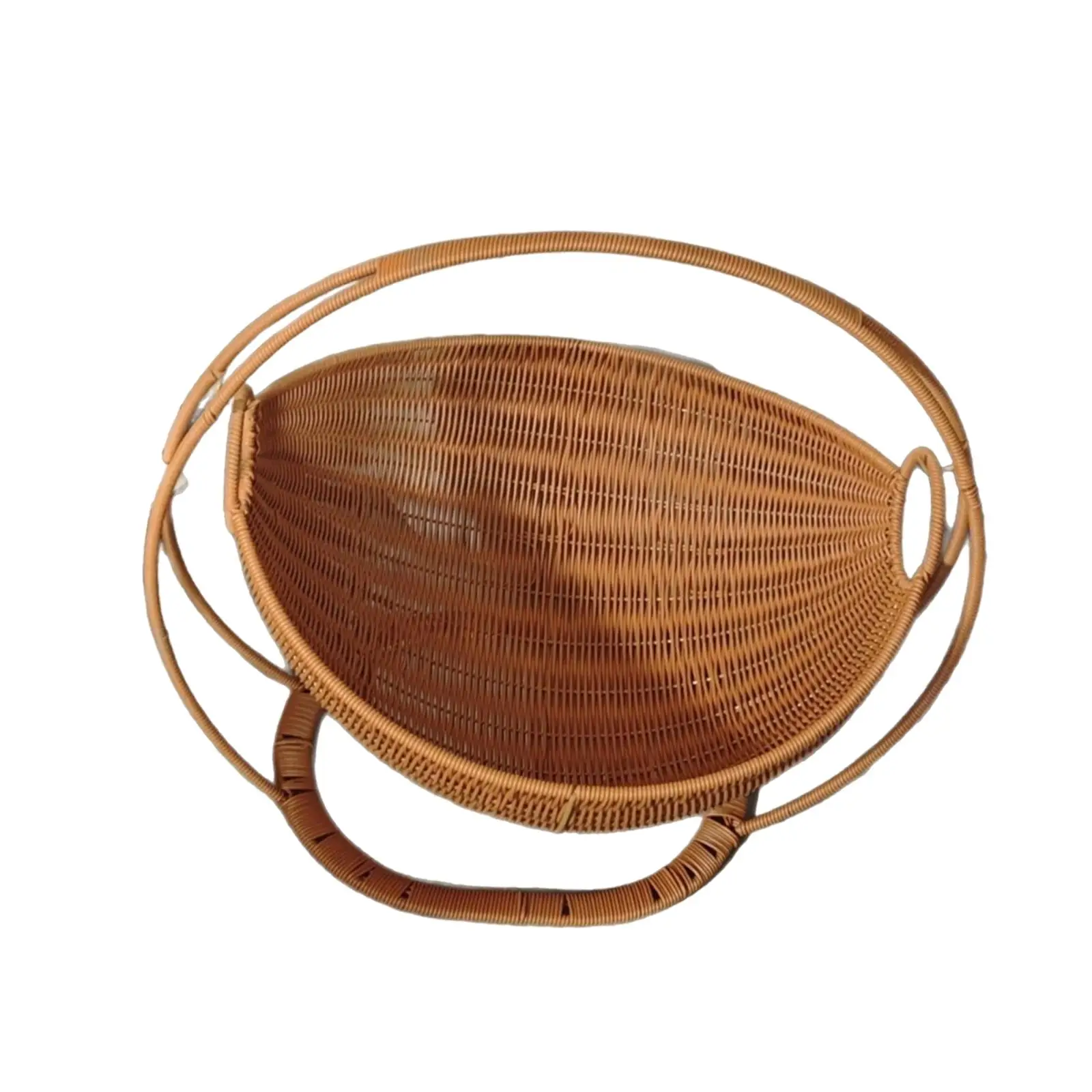 سلة التخزين اليدوية صينية تقديم سطح المكتب أشتات المنظم الخبز مزرعة سلة فاكهة رف الفاكهة لكونترتوب الفناء