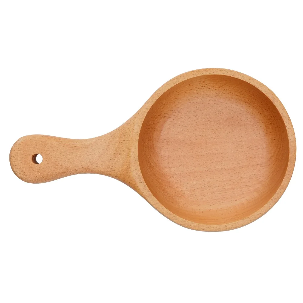 Thickened Sturdy Kimchi Bowl with Handle Smooth Pickle Container Round Stable Widened Bottom Salad Bowl Household