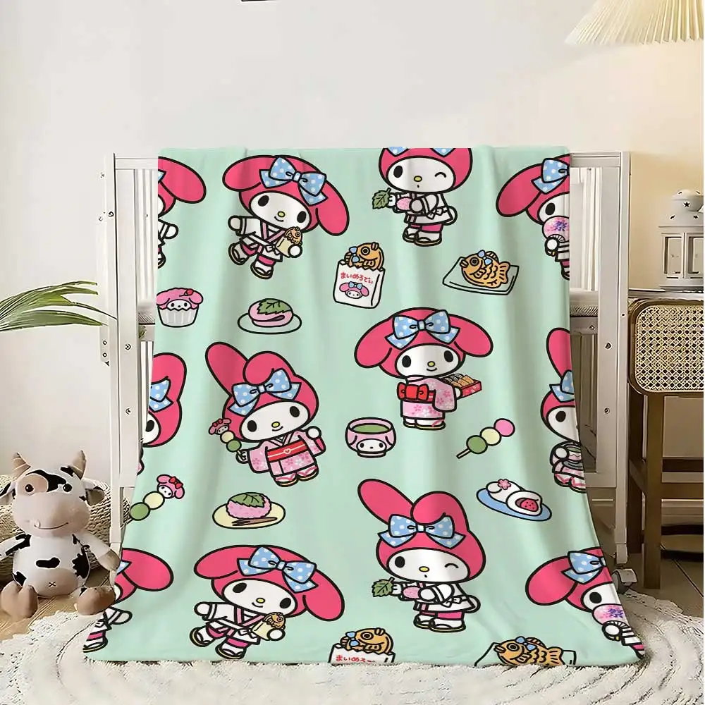 Kawaii Rosa Kaninchen Anime Decke Schule Dekorative Bett Decken Schlafzimmer Dekoration Hause Tagesdecke das Sofa Werfen Warme Winter Nickerchen