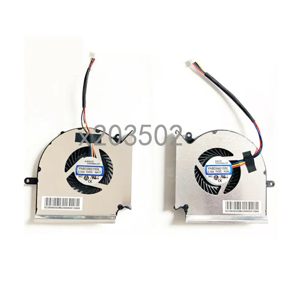 CPU & GPU Cooling Fan for MSI GL63 GE63 GP63 GV63 GL73 GP73 GE73VR MS-16P1