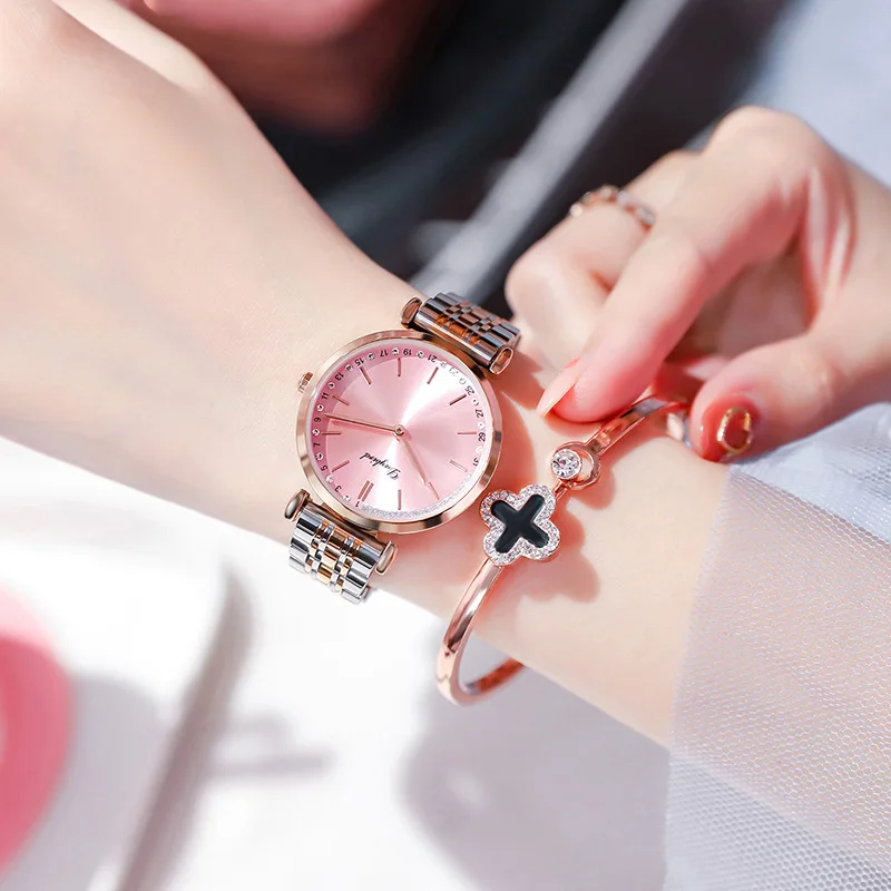 Deyiniao reloj de Gypsophila para mujer, reloj estrellado de moda, mismo estilo