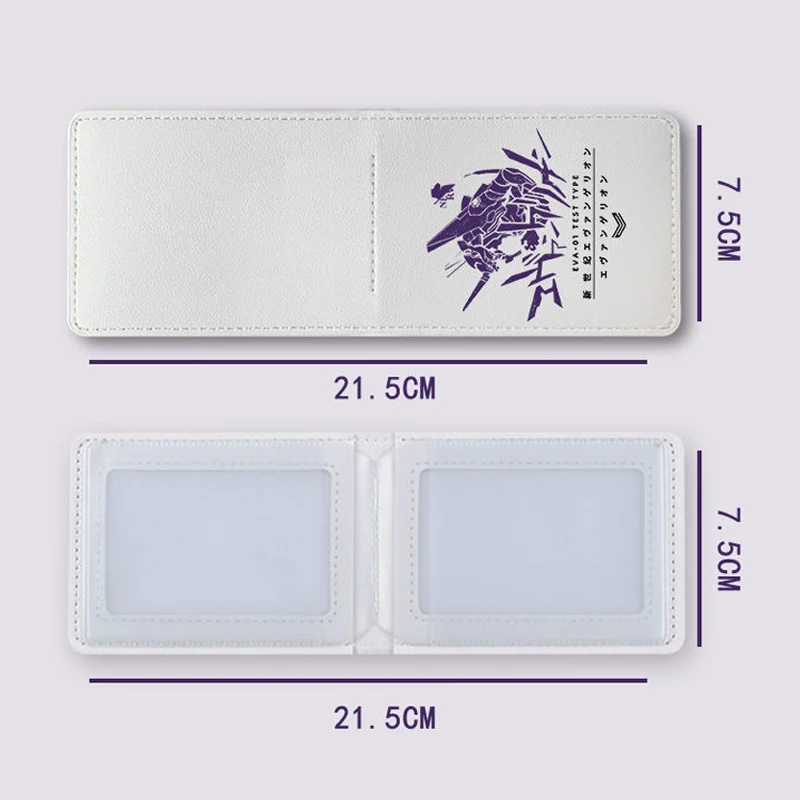 EVANGELION EVA-01 Kaarttas Slanke Compacte Bank ID-kaarthouder Rijbewijs Portemonnee Cosplay Anime Anti-demagnetisatie Kaarthouder