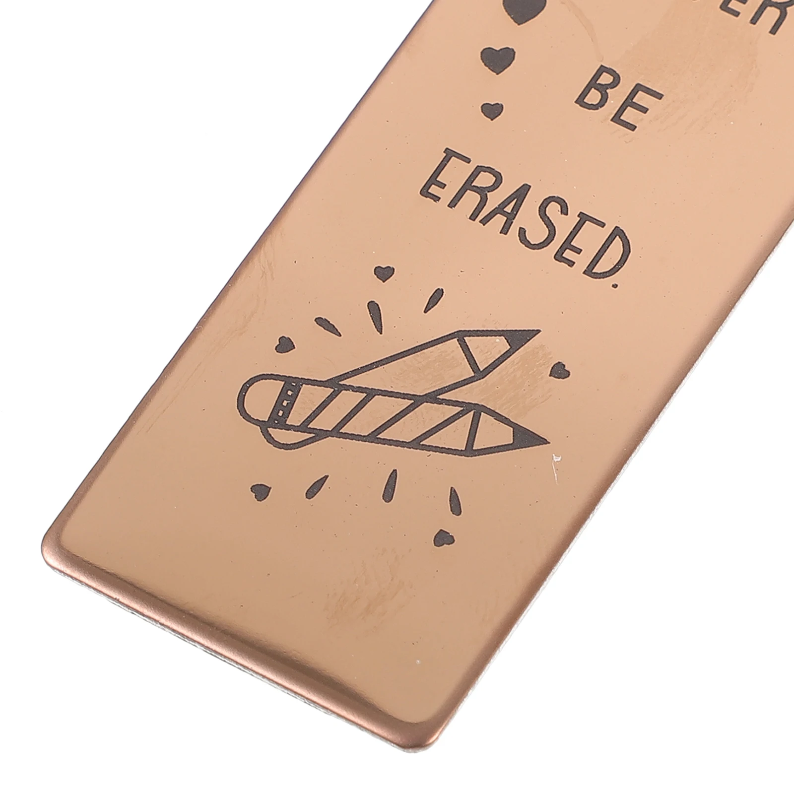 

2 Pcs Metal Bookmark Bookmarks Teacher for Teachers Lettering Women Mental