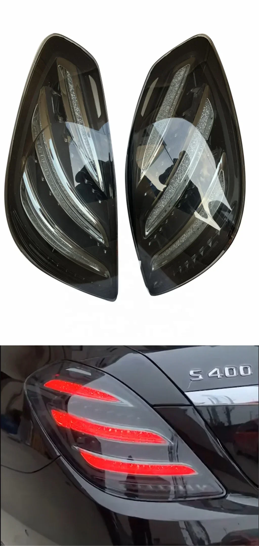

STLFUpgrade Smoked Lens LED Rear Lamp for 2014-2017 Mercedes Benz S Class W222 Tail lightLED