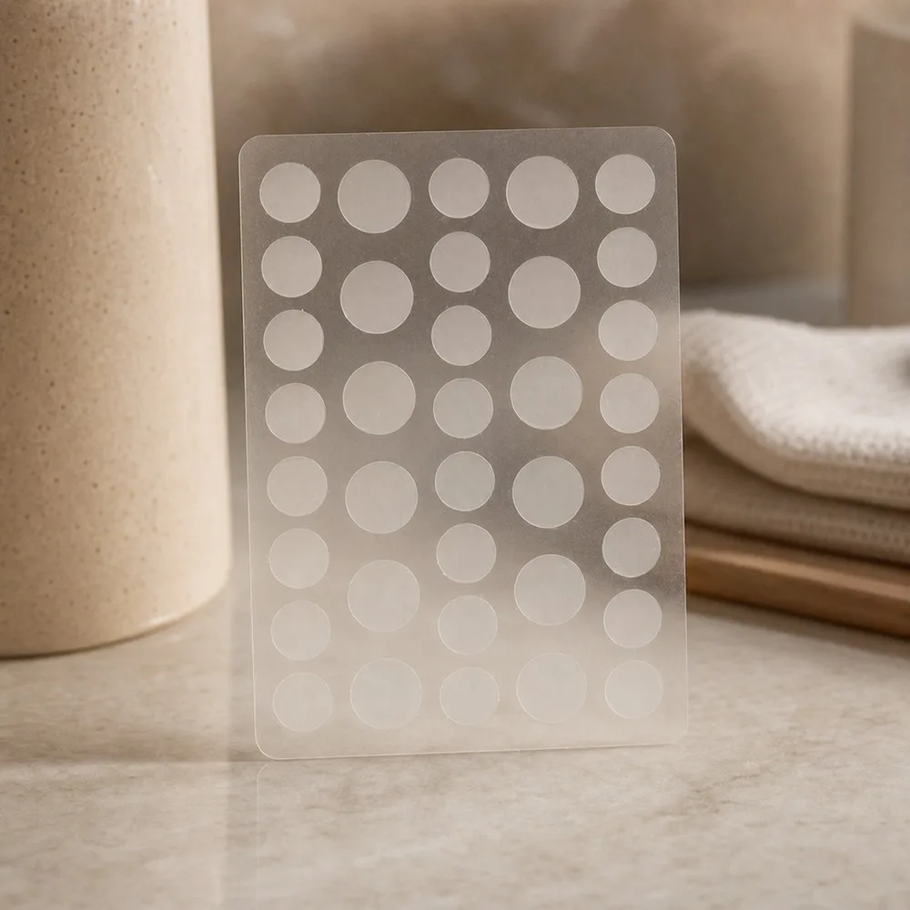 Acne Patches 30PCS Hydrocolloid Spot Stickers Mixed Sizes Transparent Skin Tone Face Blemish Cover Cosmetic Beauty Accessories
