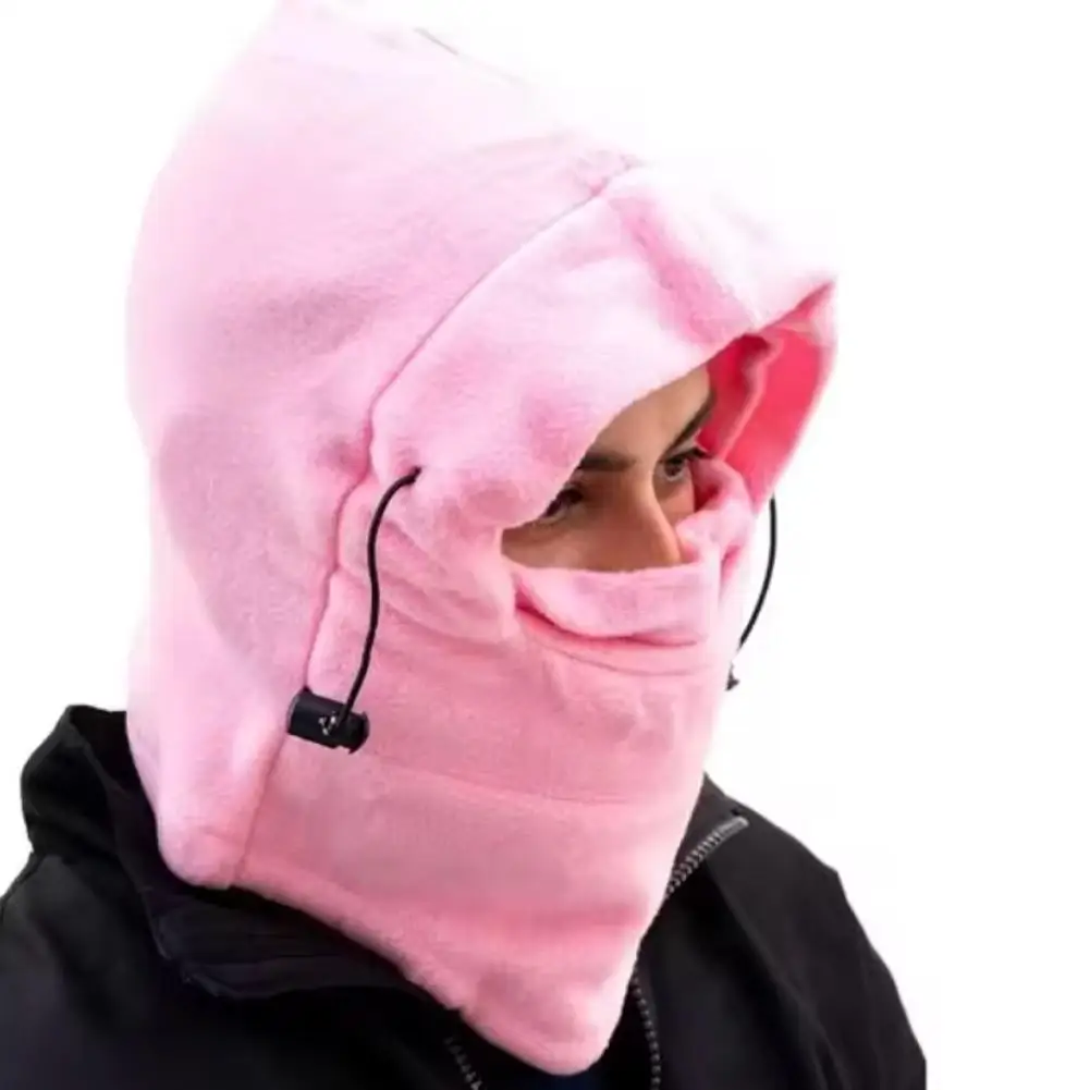 

New Fashion Warm Cap Winter Men Women Hats Waterproof Thermal Fleece Balaclava Hat Hooded Neck Warmer Hiking Scarves Hats