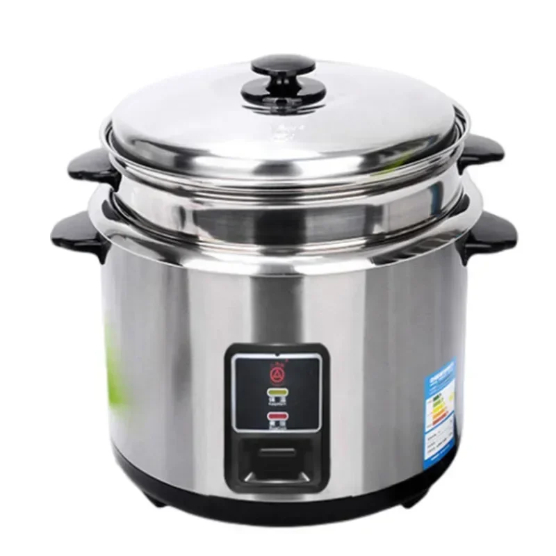 

Stainless Steel Rice Cooker Double-bottomed food grade interior liner household rice cooker