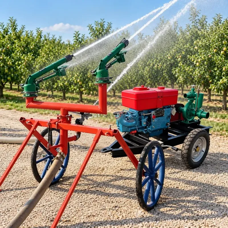 Centrifugal Turbine Mixed 20hp 2 4 6 8 Agricultural Orchard Portable Mobile Farm Irrigation Diesel Water Pump