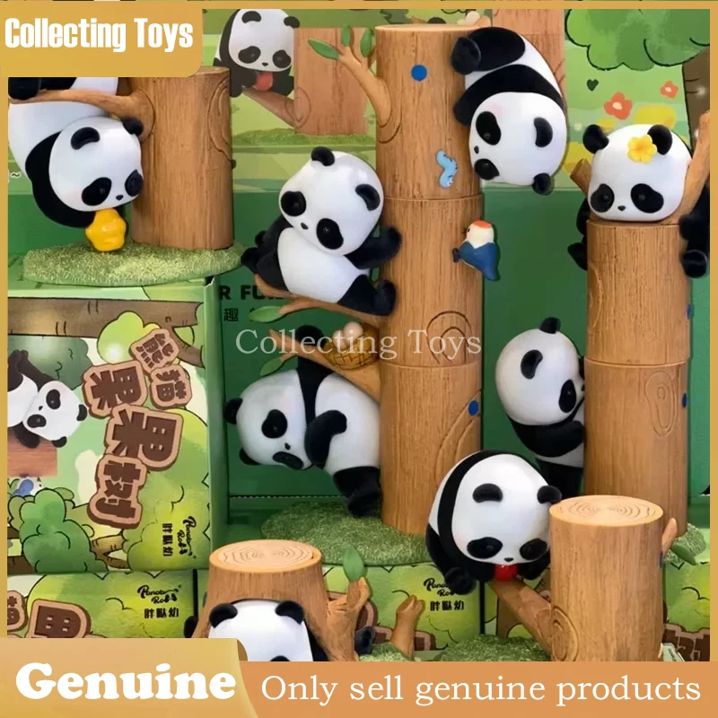 

Genuine Panda Roll Fruit Tree Series Blind Box Figurine Desktop Decor Ornament Collectible Toy Gift For Panda Lovers Mystery Box