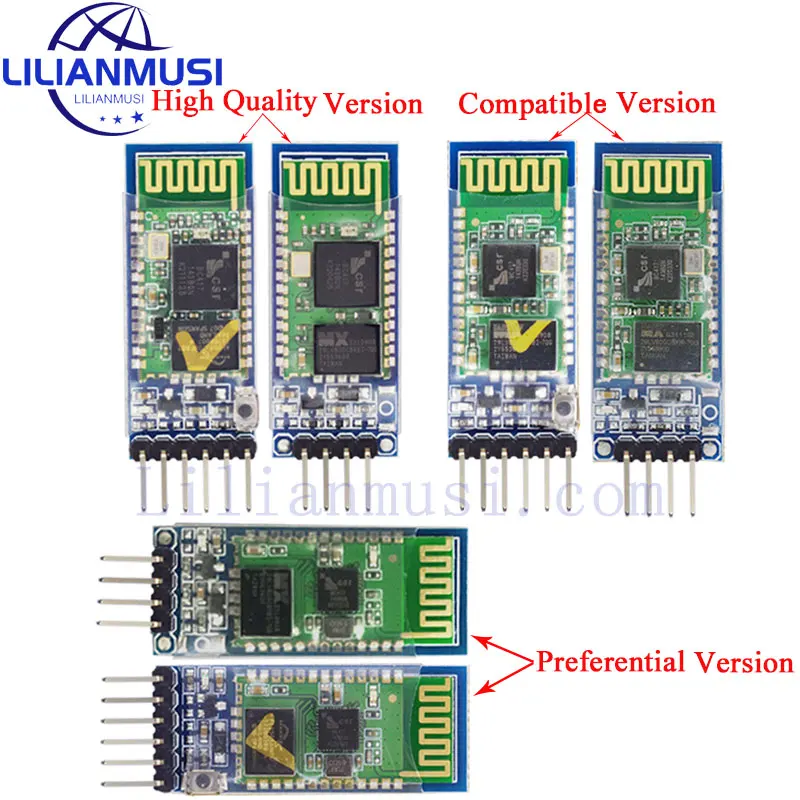 HC-05 HC 05 hc-06 HC 06 RF Wireless Bluetooth Transceiver Slave Module RS232 / TTL to UART converter and adapter for arduino