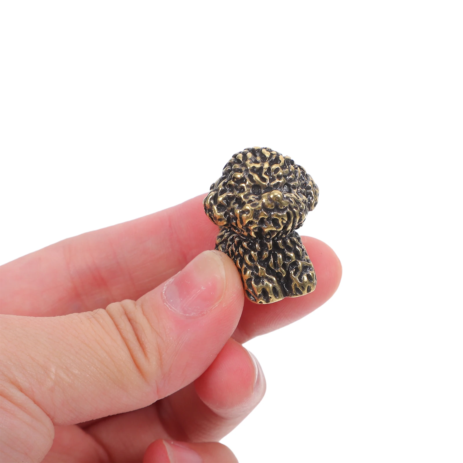 

Brass Puppy Ornament Dog Sculpture Figurine Decors Accessories Miniature Bookshelf Decoration Feng Shui Animal Figurines Office
