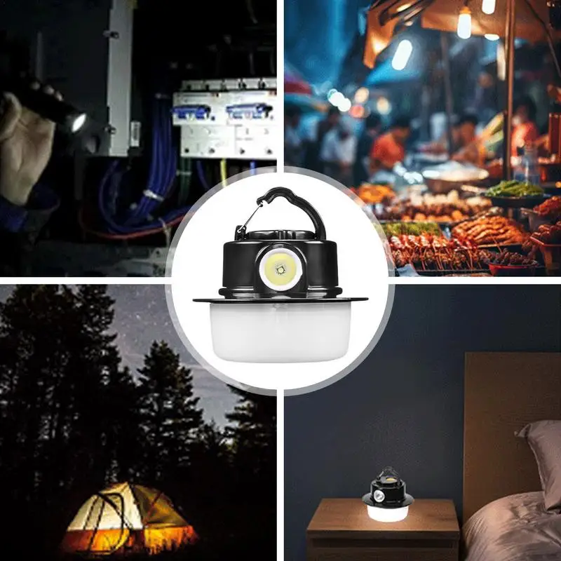 Tent Lamp Rechargeable LED Lantern Waterproof Camping Lamp 3 Lighting Modes Portable Lantern Flashlight For Hiking Outages