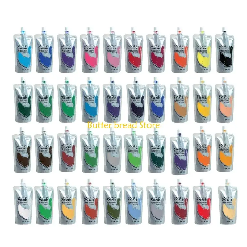 W89C Acrylic Paint with Strong Coverage Quick Drying Perfect for Art Students and Creative Projects on Multiple Surfaces