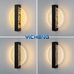 Luxurious Acrylic  LED Wall Lamp Nordic LED Indoor Wall Light Modern Sconce Lamp 10W Bedroom Living Room Bedside Light AC85-265V