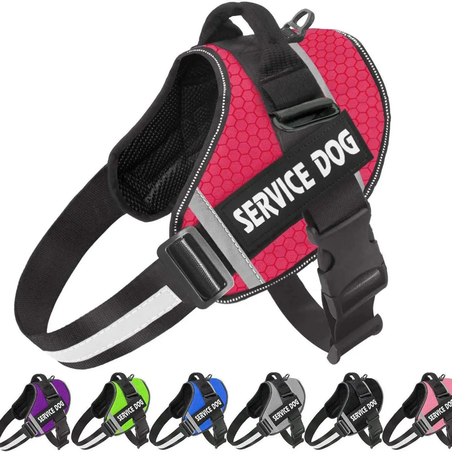 

Personalized French Bulldog Harness Adjustable Pet Vest Reflective Breathable Outdoor Dog Walking Supplies Small and Large Dogs