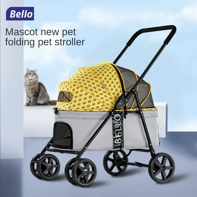 FOR Bello BL09-M Pet Cart Foreign Trade Lightweight Folding Pet Cat Trolley Stroller  Accessories