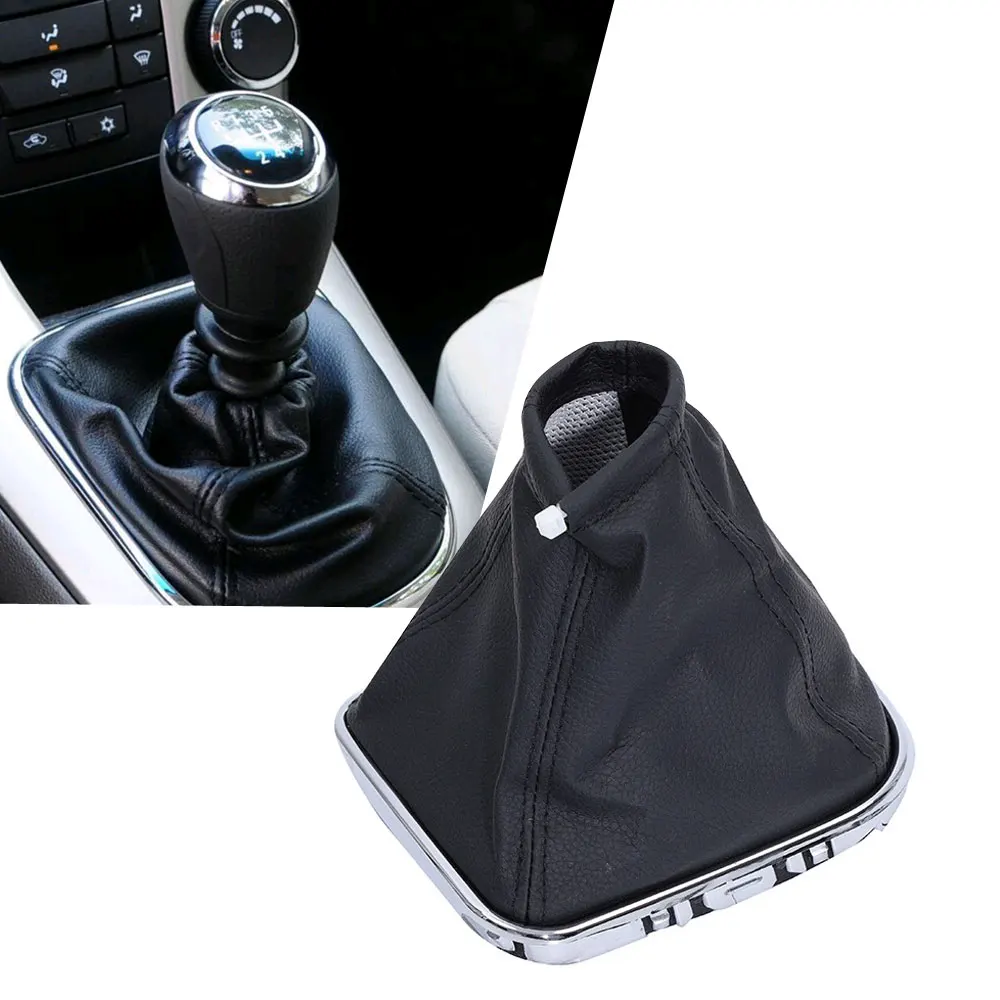 

PU Leather Car Gear Shift Stick Cover Gaiter Boot Dust-proof Cover Auto Car Gear Shift Knob Cover for Chevrolet Cruze 2008-2012