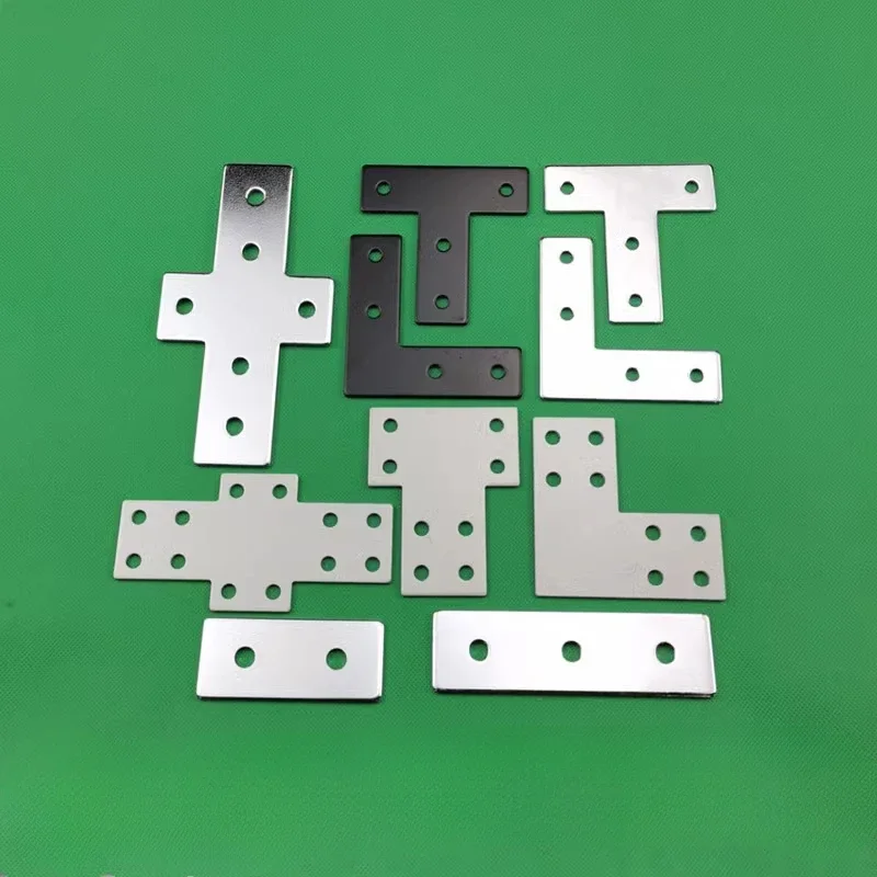 1PCS L-type T-type cross connecting plate 2020/3030/4040/4545 aluminum profile, corner connecting piece, right angle piece