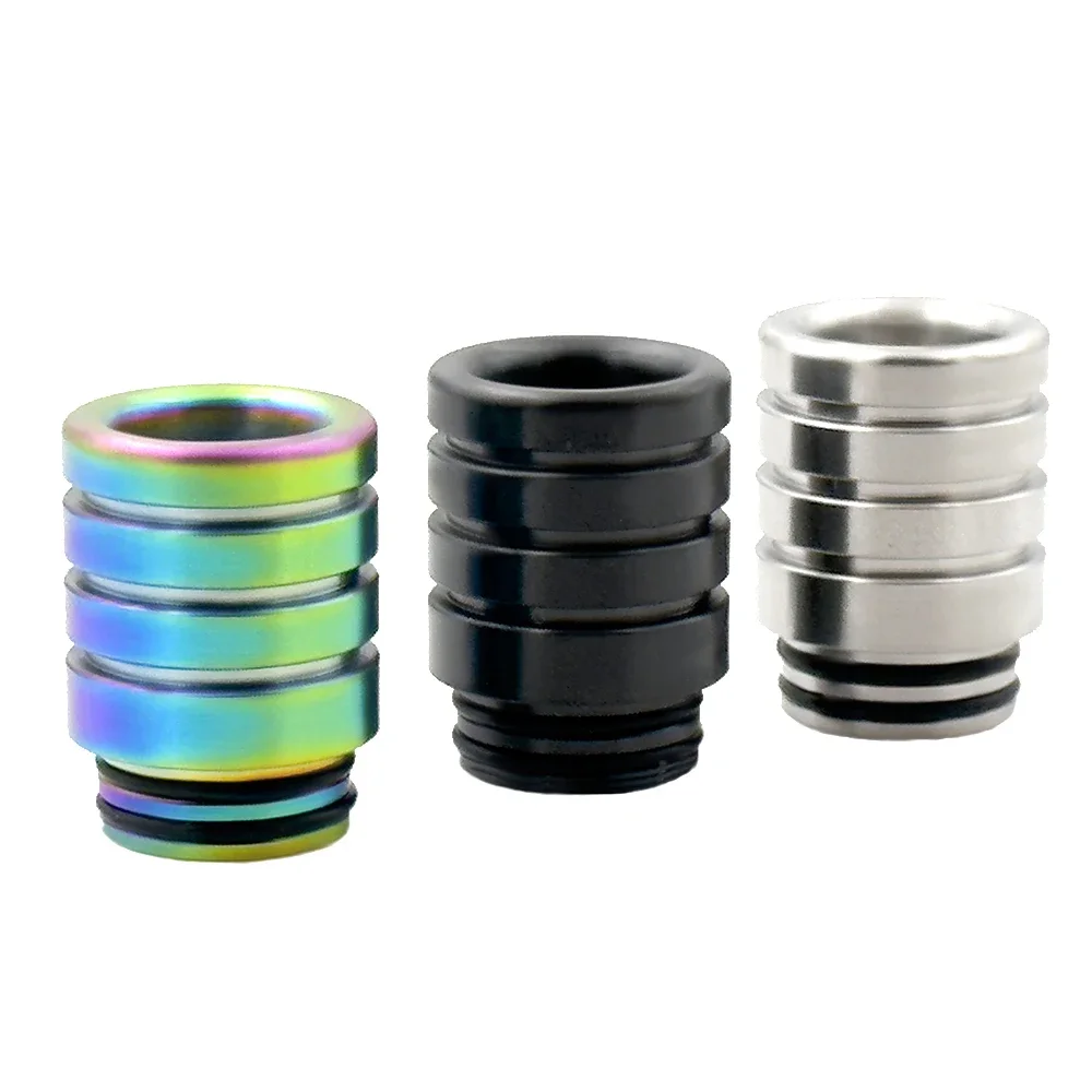 Tropfs pitze 810 Gewinde Metall halter Zubehör Regenbogen Mundstück für TFV8 Big Baby Dead Rabbit RTA Tank Zerstäuber