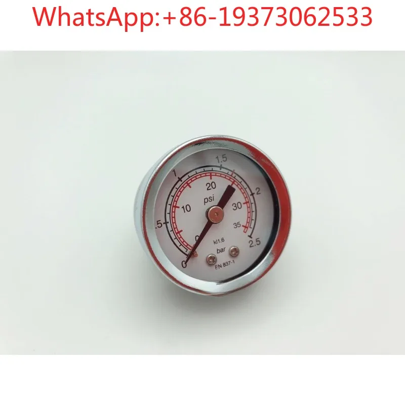 Coffee Machine Steam Water Pump Pressure Gauge 2.5bar16bar1/8 Thread 40 Gauge Diameter