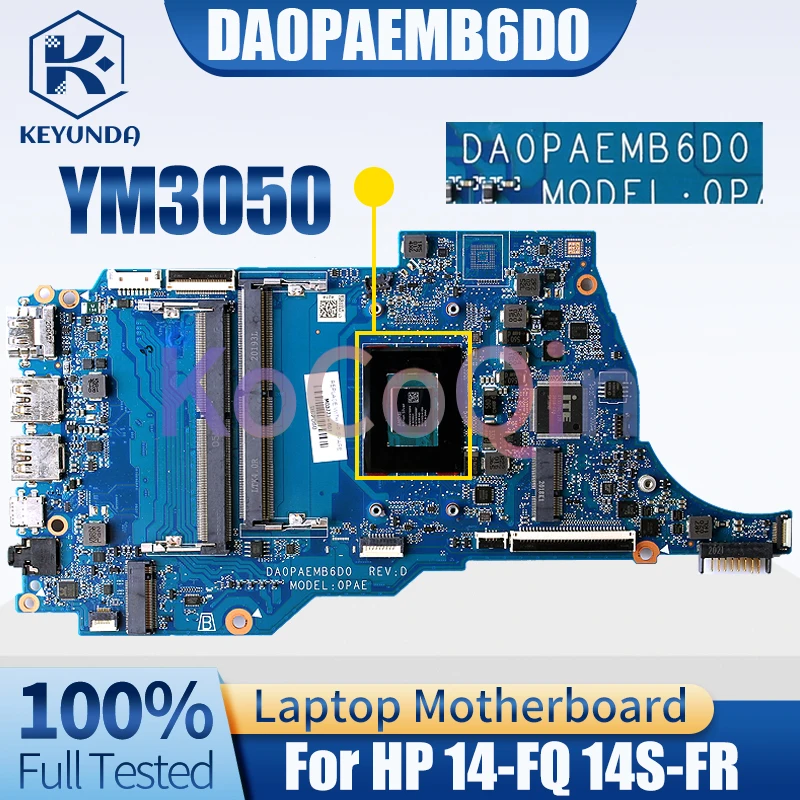 Imagem -02 - Laptop Mainboard para Notebook hp Da0paemb6d0 Ym3050 M03771601 14-fq 14s-fr