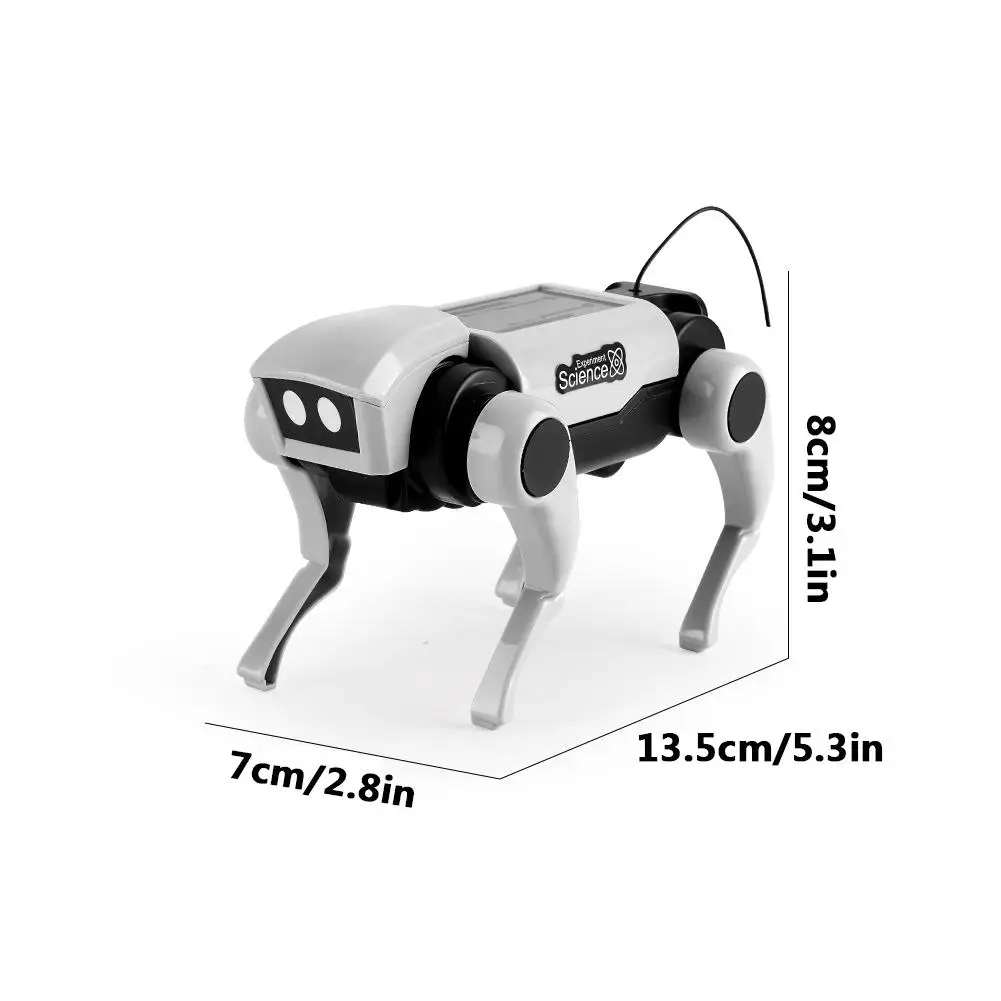 Сборный робот «сделай сам» с дистанционным управлением, Механическая Собака, детский Обучающий робот-головоломка для научных экспериментов, игрушка,