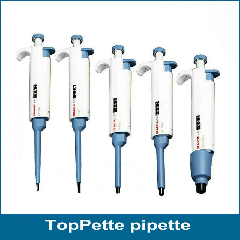 

Лабораторный одноканальный пипеточный дозатор Toppette, 1 шт., ручной, регулируемый, высокоточный