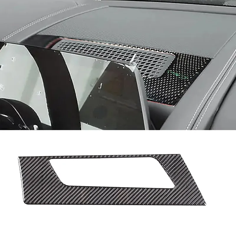 

Приборная панель автомобиля, панель динамика, рамка, декоративная накладка из углеродного волокна для BMW 8 серии G14 G15 G16 2019-2023, аксессуары для интерьера