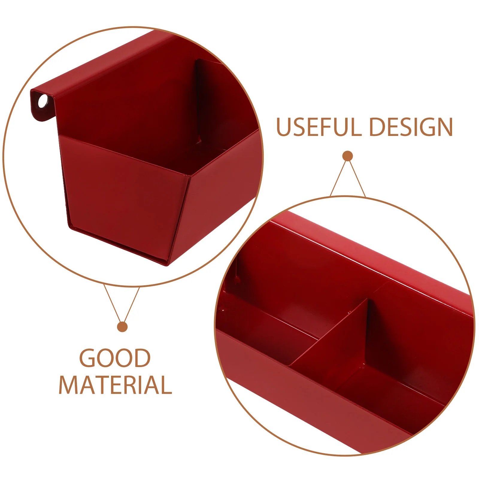 

Small Parts Organizer Box with Multi-Grid Design Heavy Duty Steel Portable Storage for Tools Nuts Screws Garage Workshop Welding