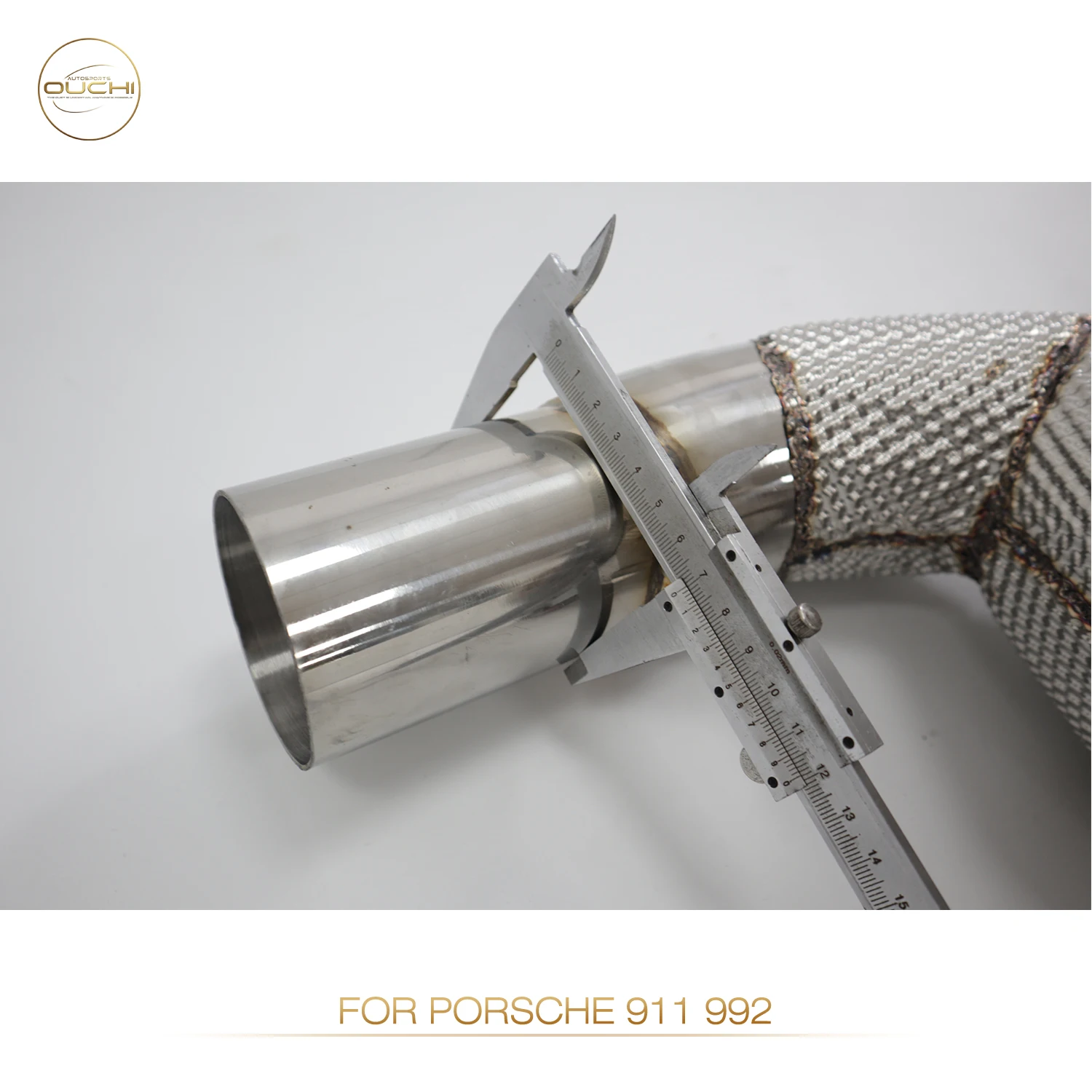 Limited Time Offer catalyzed downpipe with heat shield for Porsche 911 992 High performance exhaust accessories