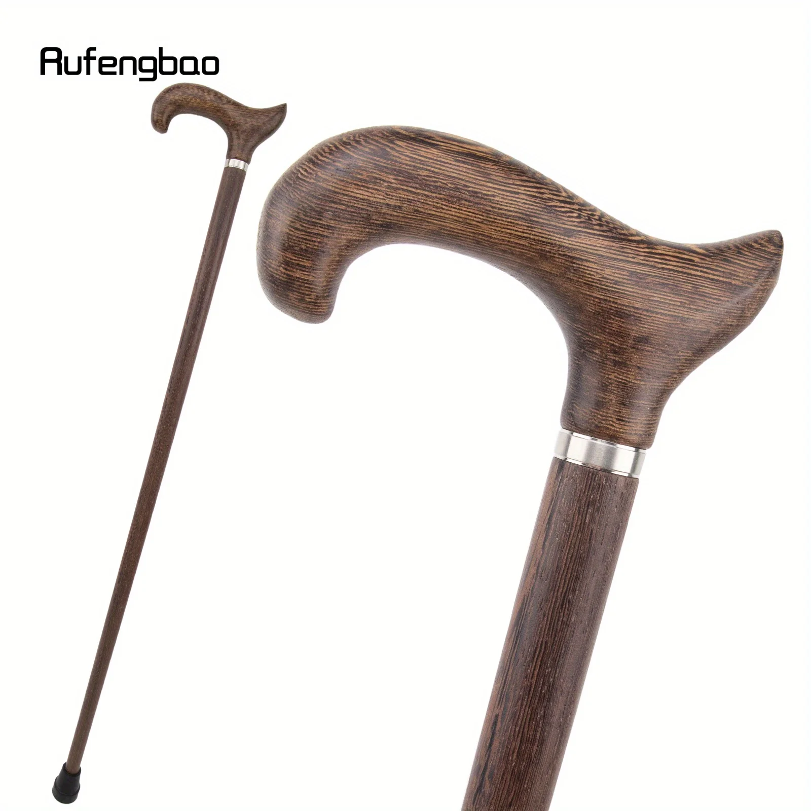 

Yellow Wooden Single Joint Fashion Stick Decorative Cospaly Party Cane Mace Crutch Wand Crosier 93cm Performance Stage Cane