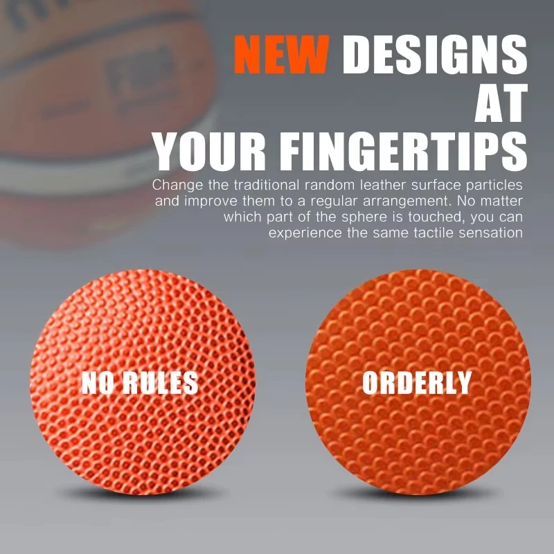 Rutschfester Basketballball aus PU-Leder, verschleißfest, für Erwachsene, Kinder, drinnen, draußen, offizielles Spiel