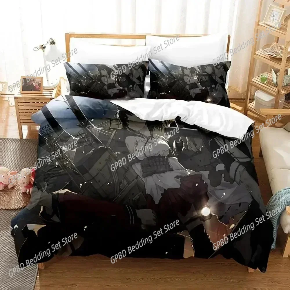 Anime Kantai Collection 3D Duvet Cover Bedding Set Comforter Linen Pillowcases Home Decor Single Double Twin King Queen