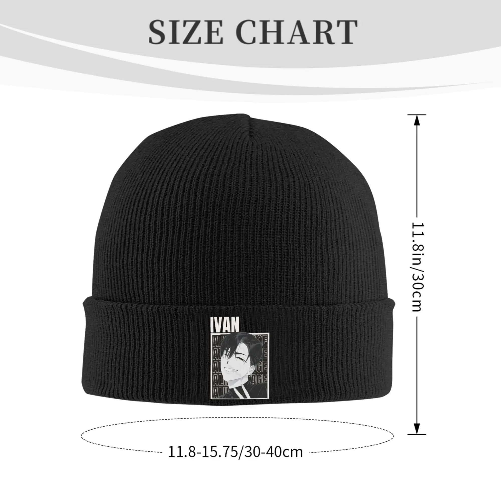 Ivan Alien Stage Anime Hats Autumn Winter Skullies Beanies Warm  Cap Female Male Acrylic Knitted Hat
