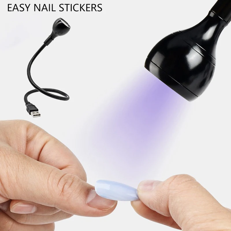 1-teiliges Maniküre-Werkzeug, Mini-Nageltrockner, USB, UV/LED-Licht für Gel-Nägel, verstellbare Lampe, praktisch, schnell trocknend