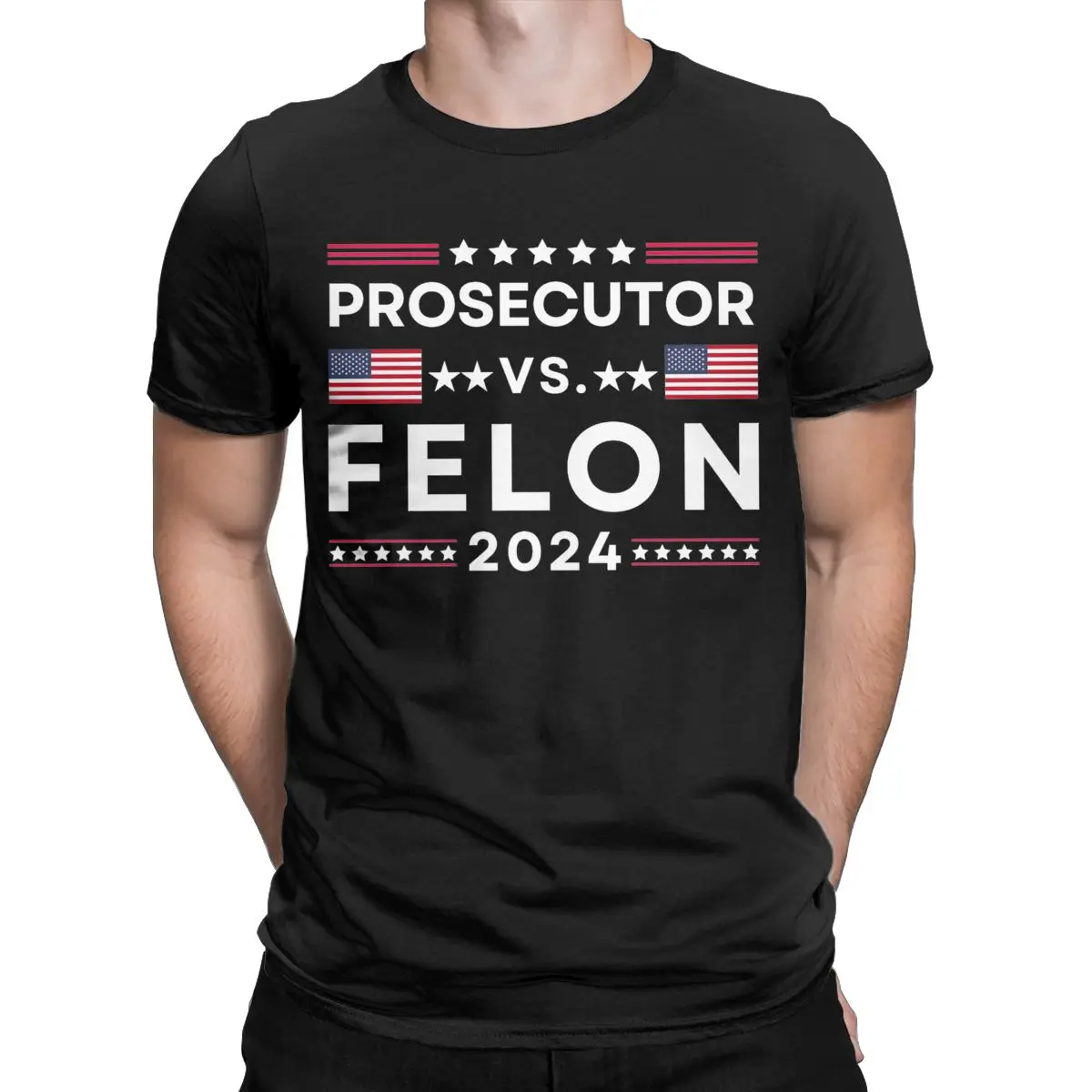 

Summer Men Women's Prosecutor VS Felon 2024 T Shirt Accessories Kamala Harris Joe Biden Cotton T-shirt Clothes Funny Tee Shirt