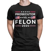 Summer Men Women's Prosecutor VS Felon 2024 T Shirt Accessories Kamala Harris Joe Biden Cotton T-shirt Clothes Funny Tee Shirt